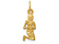 FJC Finejewelers 14k Yellow Gold Virgo Zodiac Charm