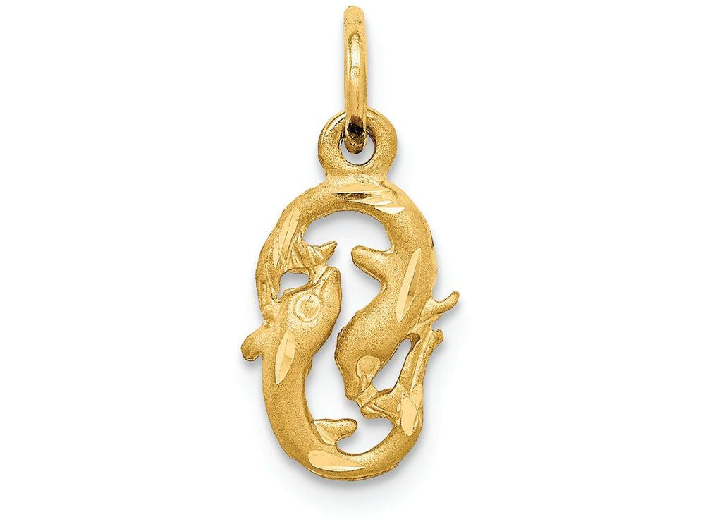 FJC Finejewelers 14k Yellow Gold Pisces Zodiac Charm