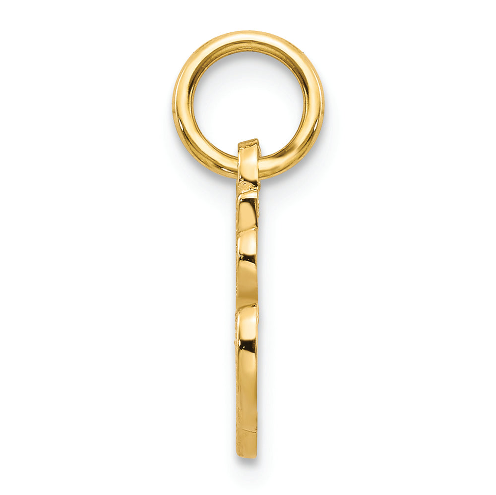 FJC Finejewelers 14k Yellow Gold Casted Initial A Charm