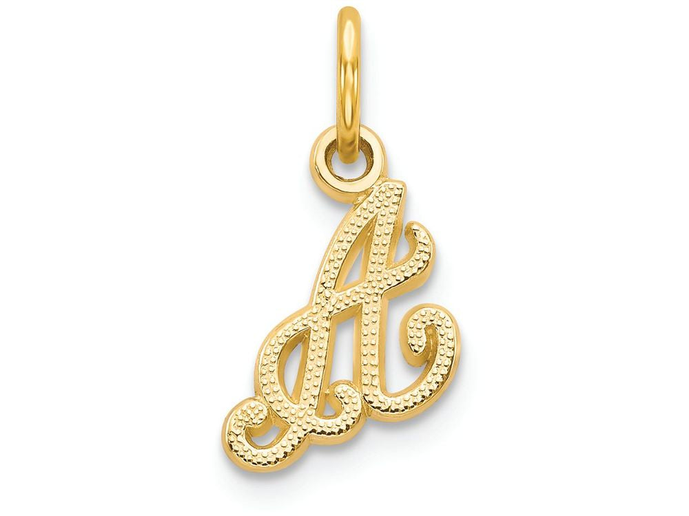 FJC Finejewelers 14k Yellow Gold Casted Initial A Charm