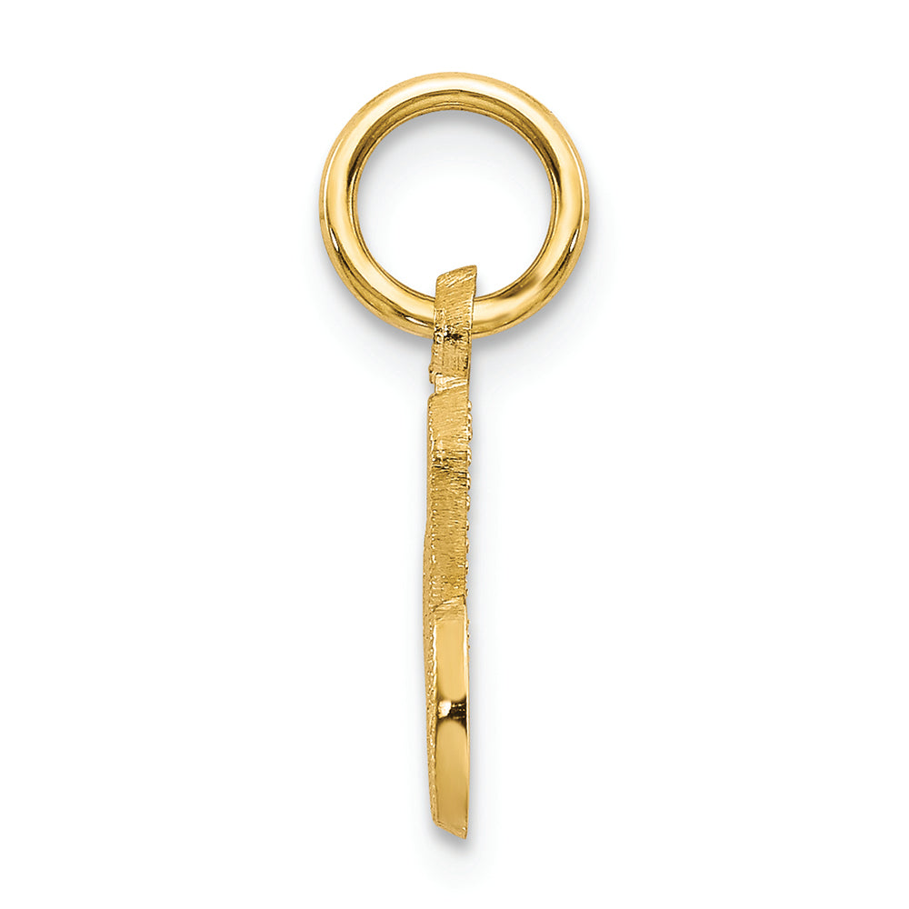 FJC Finejewelers 14k Yellow Gold Casted Initial C Charm