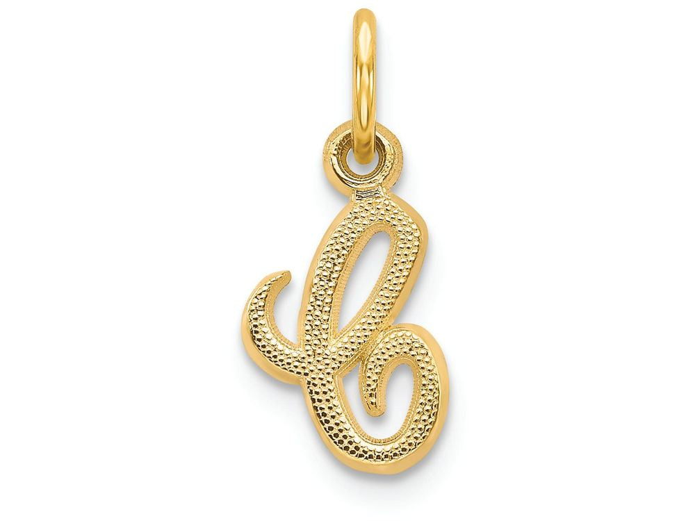 FJC Finejewelers 14k Yellow Gold Casted Initial C Charm