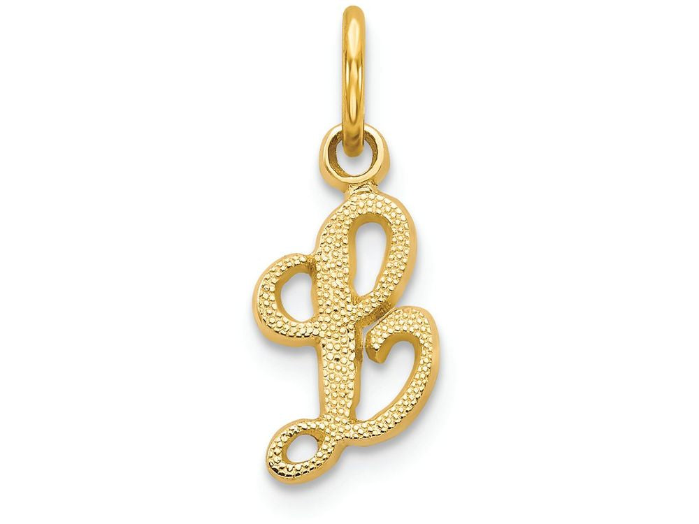 FJC Finejewelers 14k Yellow Gold Casted Initial L Charm