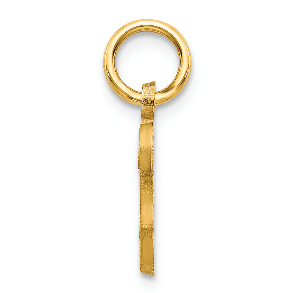 FJC Finejewelers 14k Yellow Gold Casted Initial S Charm