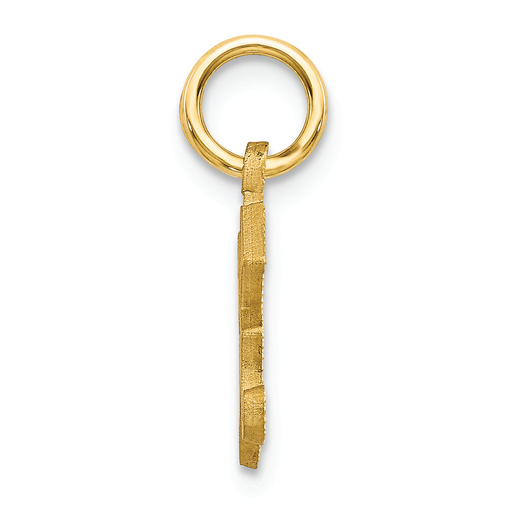 FJC Finejewelers 14k Yellow Gold Initial K Charm