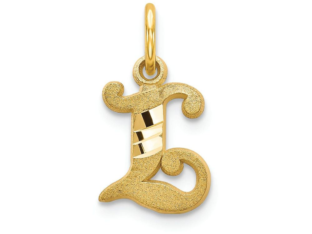 FJC Finejewelers 14k Yellow Gold Initial L Charm