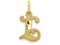 FJC Finejewelers 14k Yellow Gold Initial L Charm