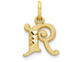 FJC Finejewelers 14k Yellow Gold Initial R Charm