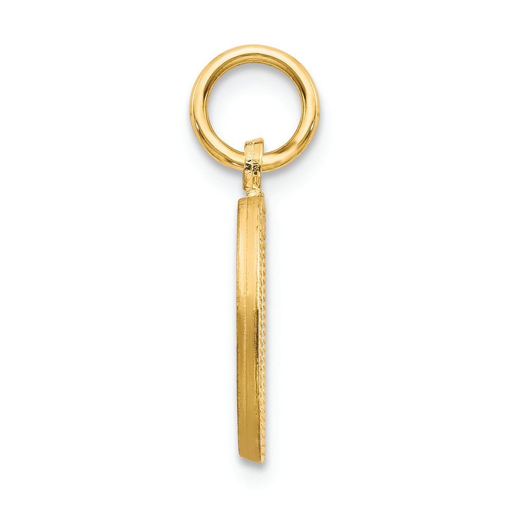 FJC Finejewelers 14k Yellow Gold Initial D Charm