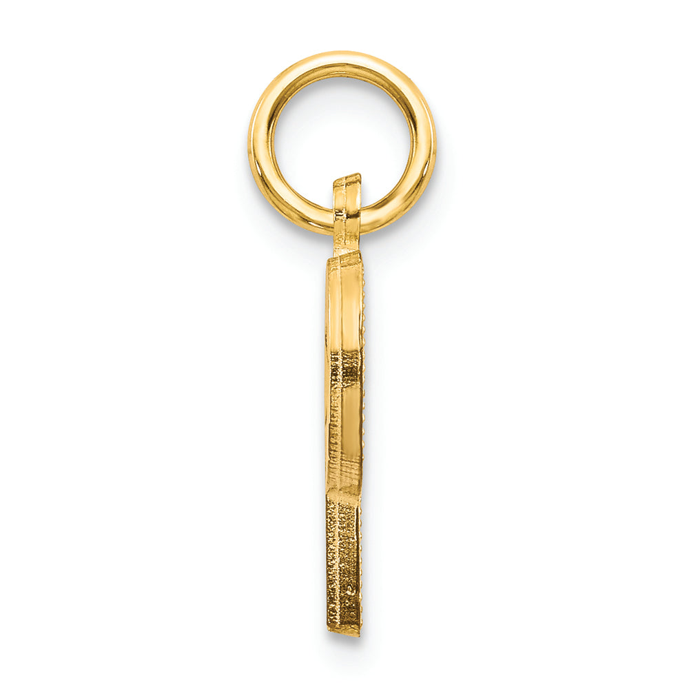 FJC Finejewelers 14k Yellow Gold Initial P Charm