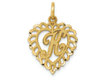 FJC Finejewelers 14k Yellow Gold Initial K Charm