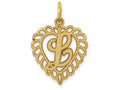 FJC Finejewelers 14k Yellow Gold Initial L Charm
