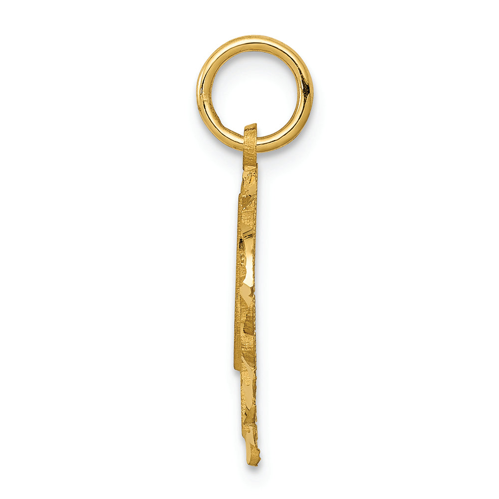 FJC Finejewelers 14k Yellow Gold Initial M Charm