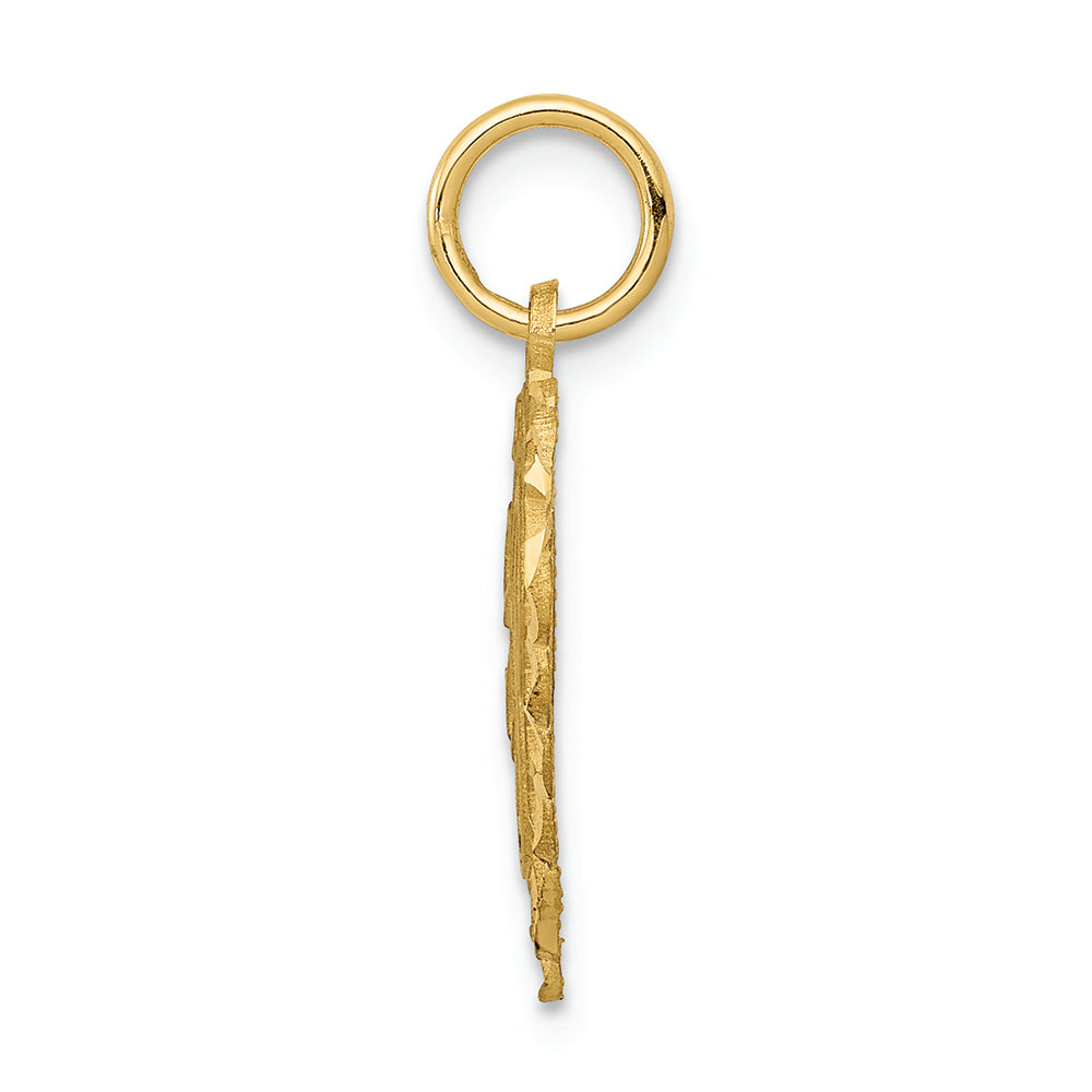 FJC Finejewelers 14k Yellow Gold Initial P Charm