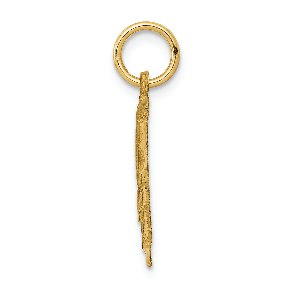 FJC Finejewelers 14k Yellow Gold Initial R Charm