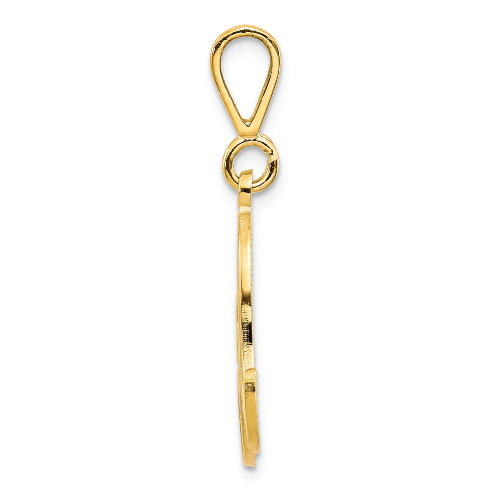 FJC Finejewelers 14k Yellow Gold Initial A Charm