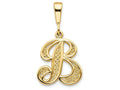FJC Finejewelers 14k Yellow Gold Initial B Charm
