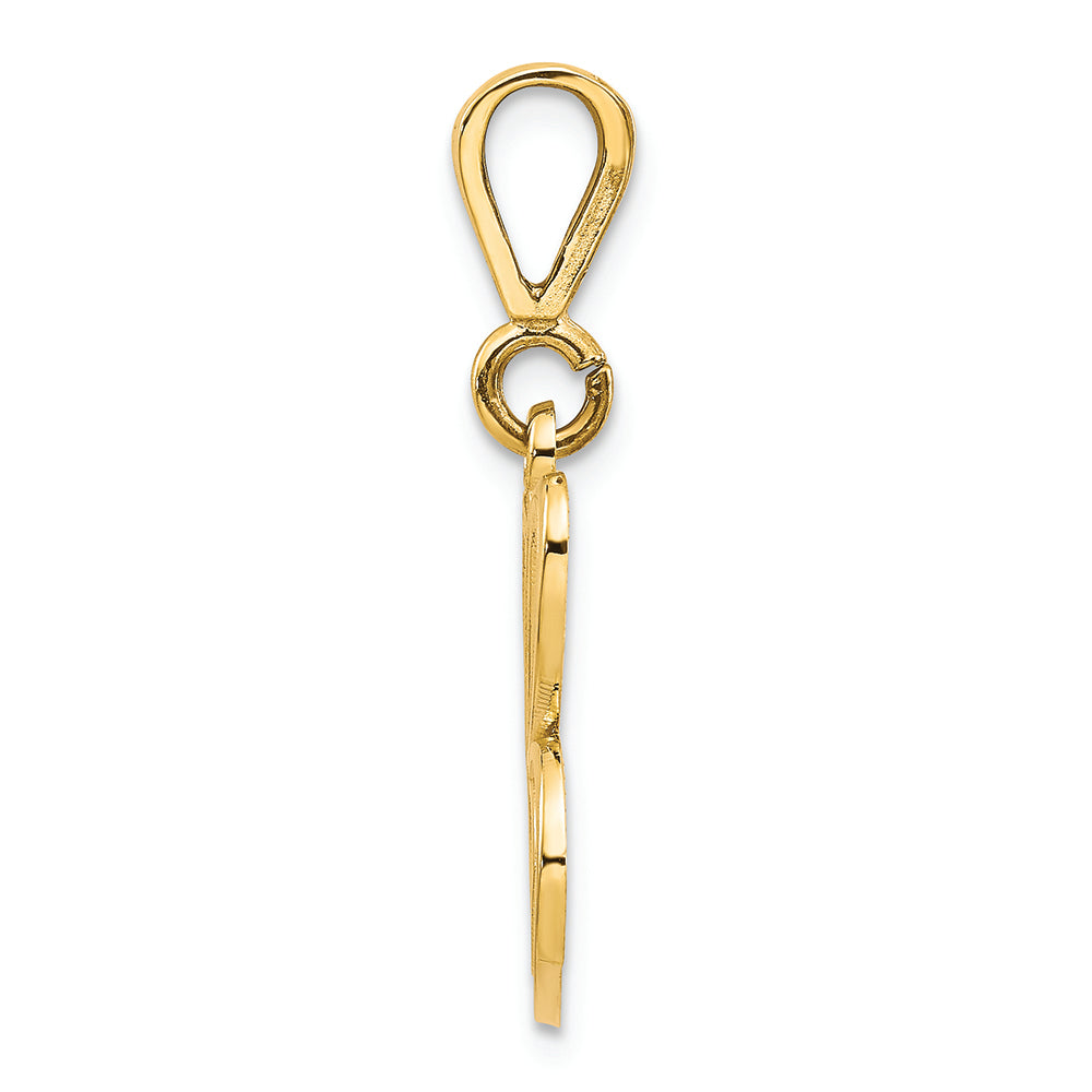 FJC Finejewelers 14k Yellow Gold Initial C Charm