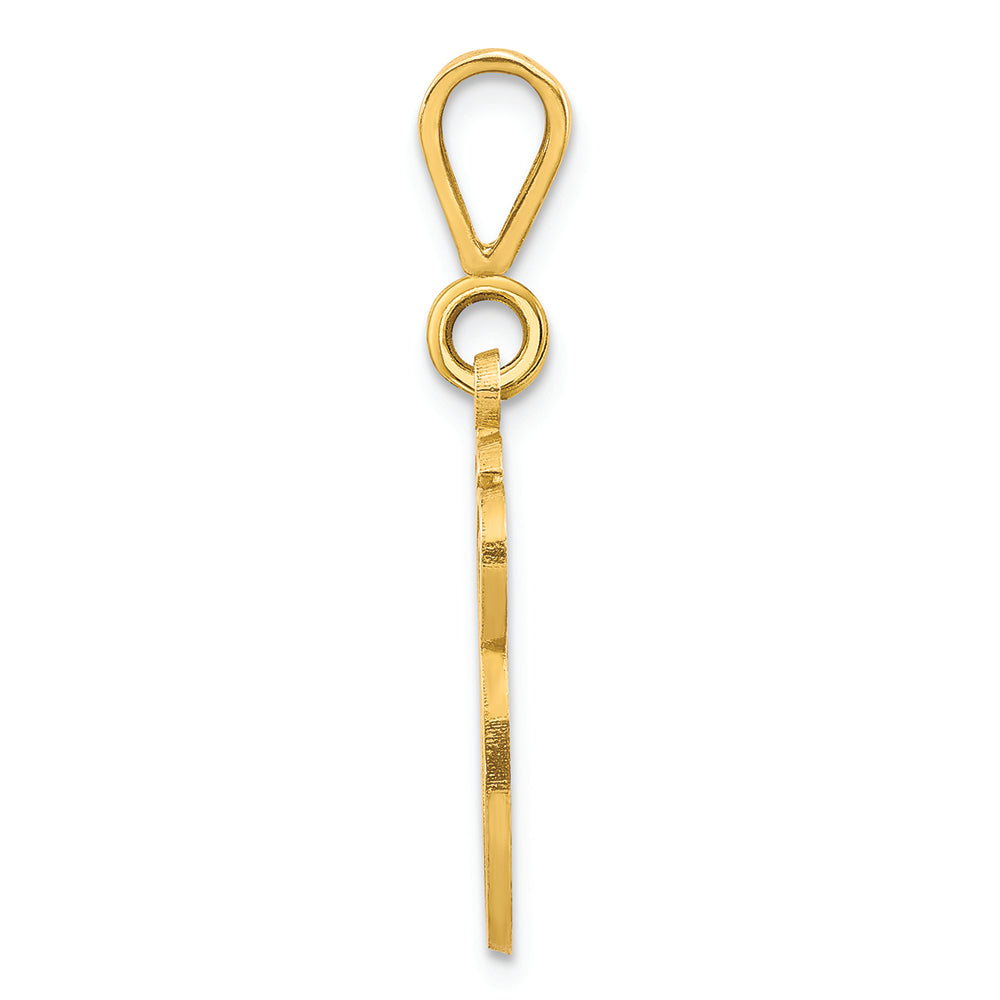 FJC Finejewelers 14k Yellow Gold Initial G Charm