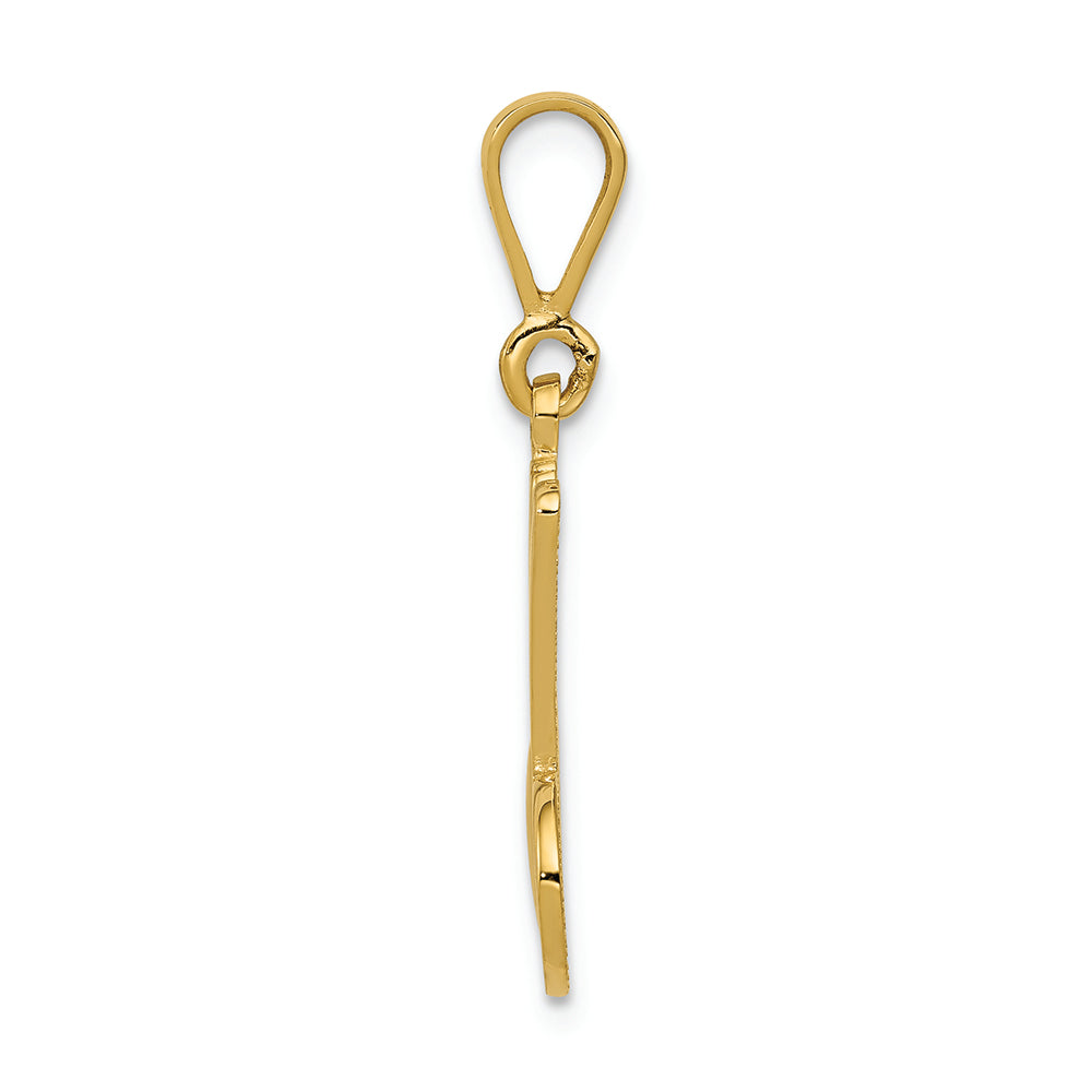 FJC Finejewelers 14k Yellow Gold Initial M Charm