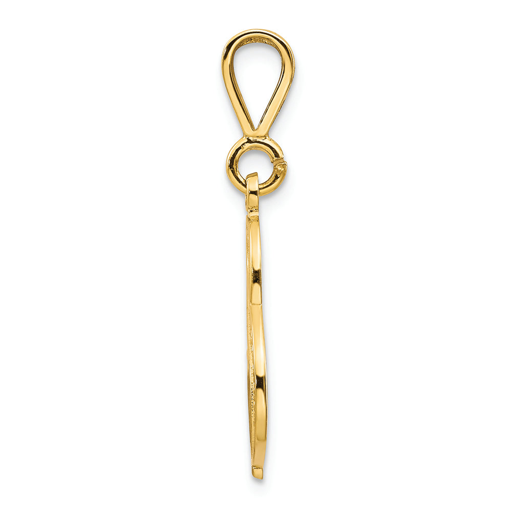 FJC Finejewelers 14k Yellow Gold Initial S Charm