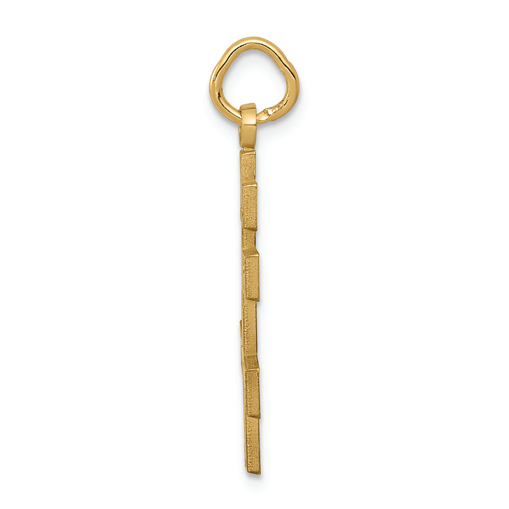 FJC Finejewelers 14k Yellow Gold Eastern Orthodox Cross Charm