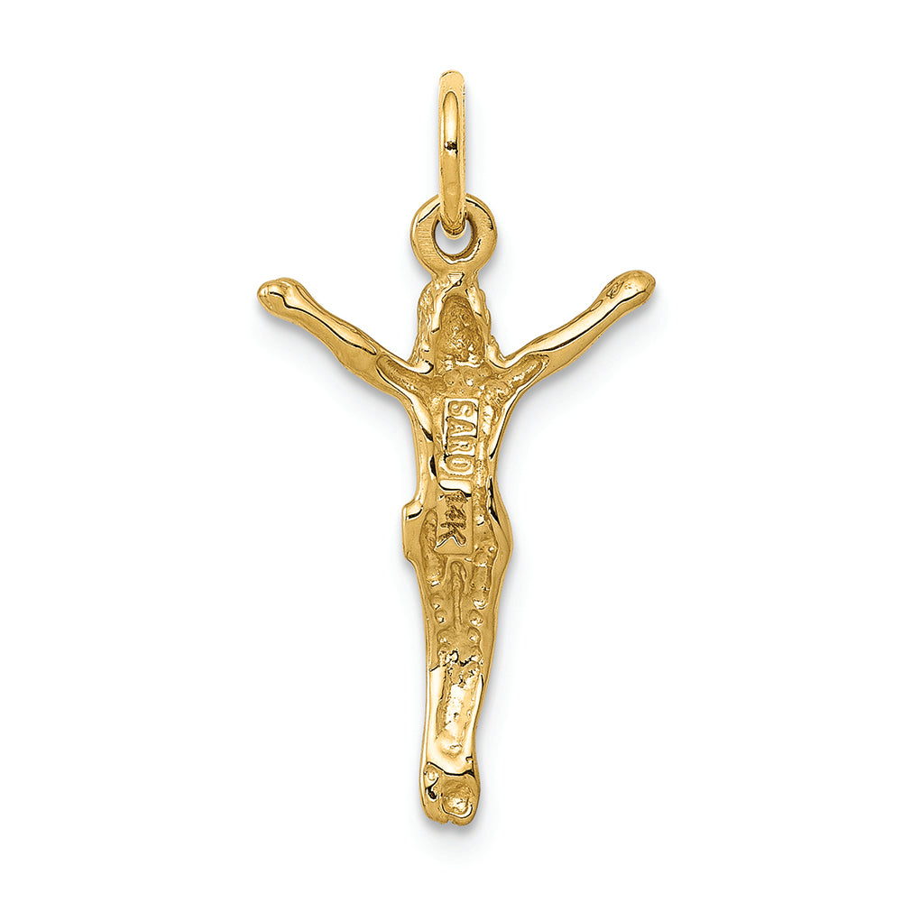 FJC Finejewelers 14k Yellow Gold Crucifix Charm
