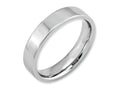 Chisel Cobalt Flat Polished 5mm Wedding Band