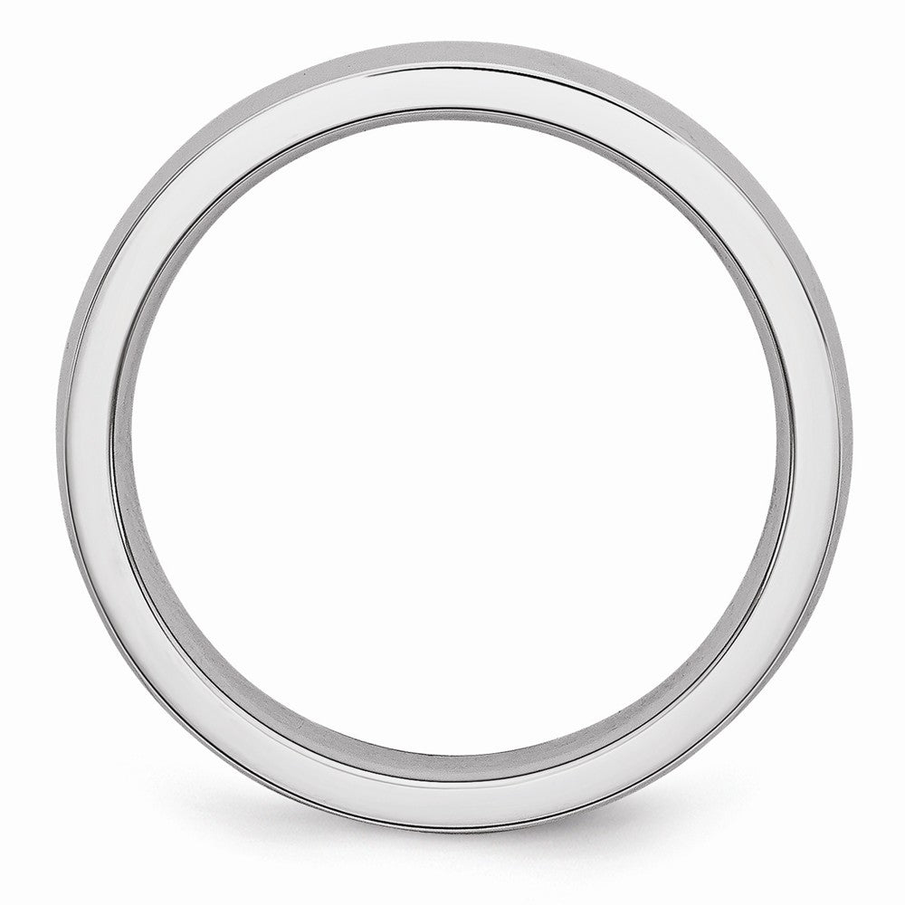 Chisel Cobalt Polished 4mm Wedding Band