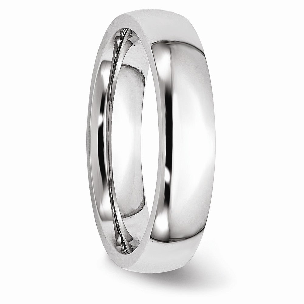 Chisel Cobalt Polished 5mm Wedding Band