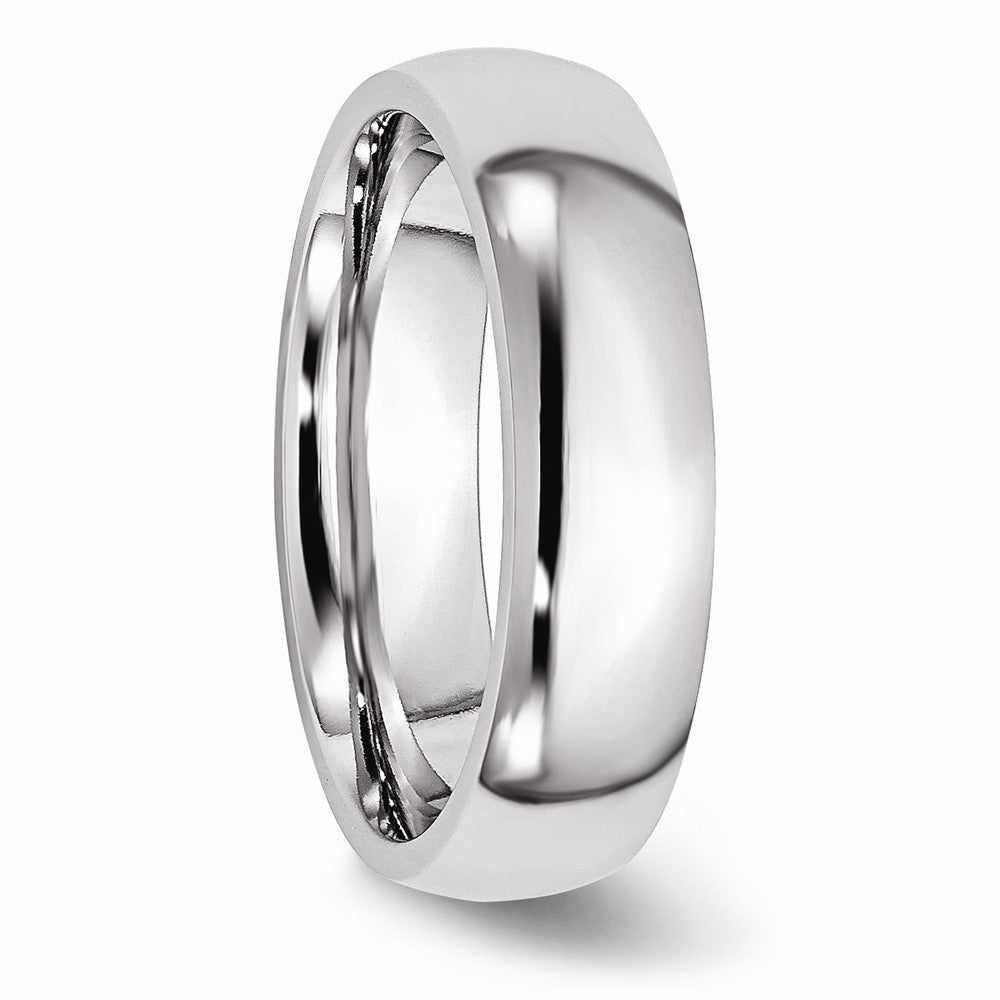 Chisel Cobalt Polished 6mm Wedding Band