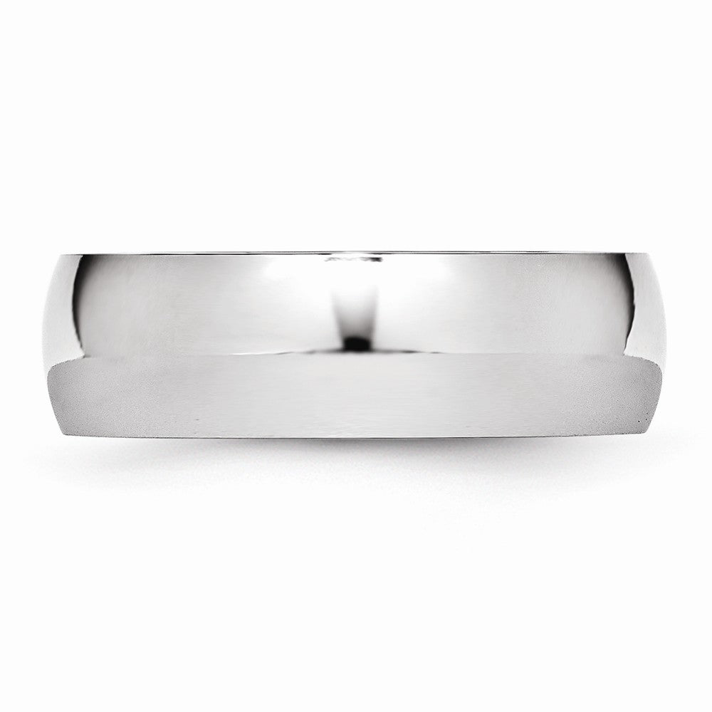 Chisel Cobalt Polished 7mm Wedding Band