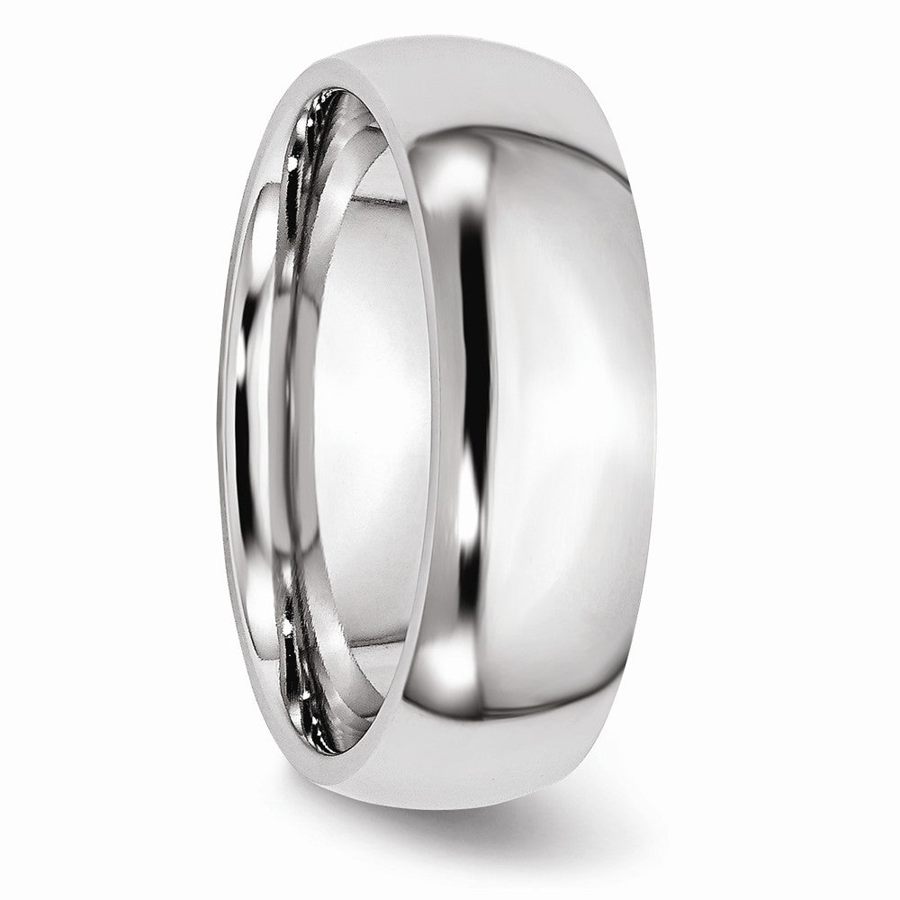 Chisel Cobalt Polished 7mm Wedding Band
