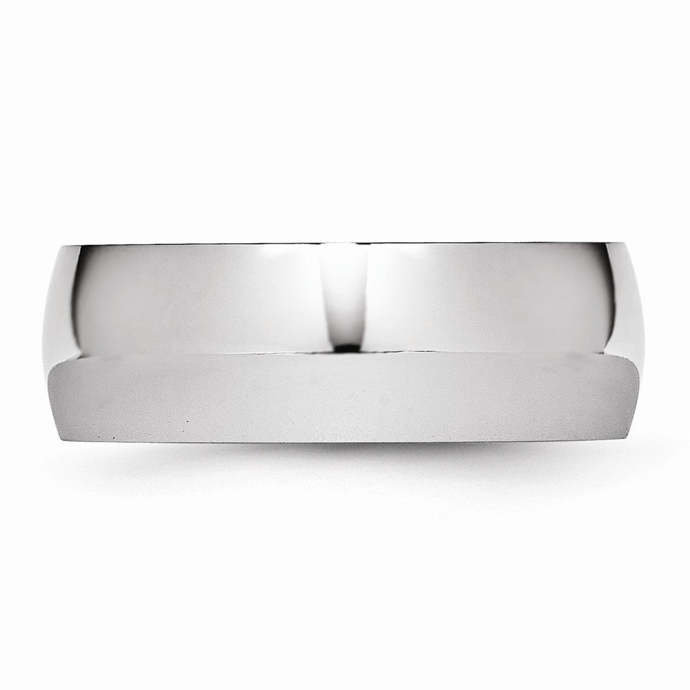 Chisel Cobalt Polished 8mm Wedding Band