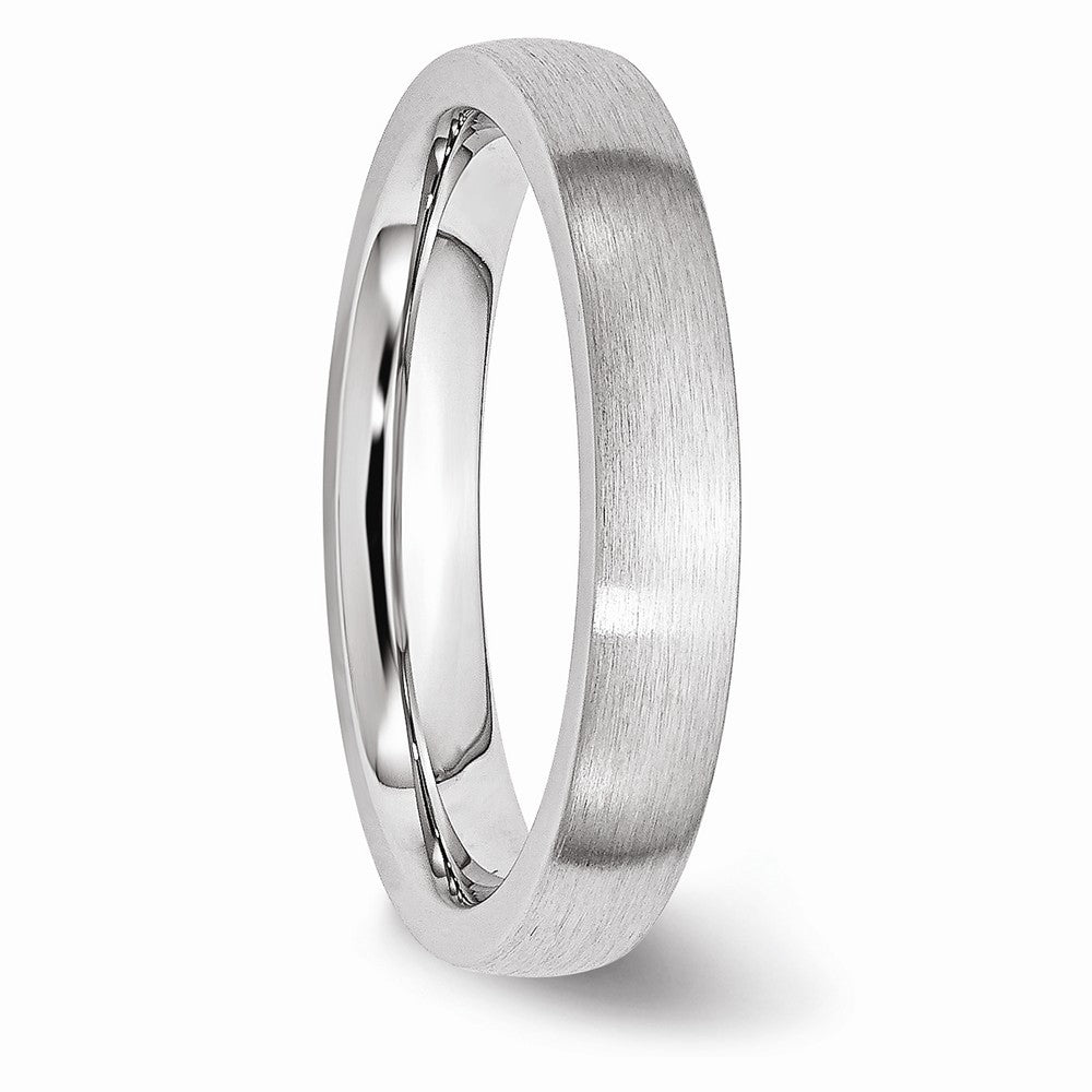 Chisel Cobalt Satin 4mm Wedding Band