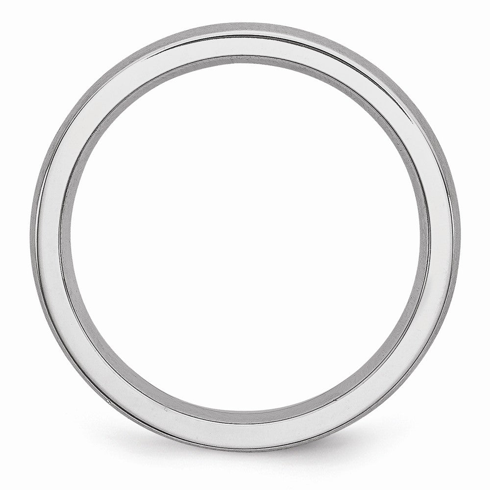 Chisel Cobalt Satin 4mm Wedding Band