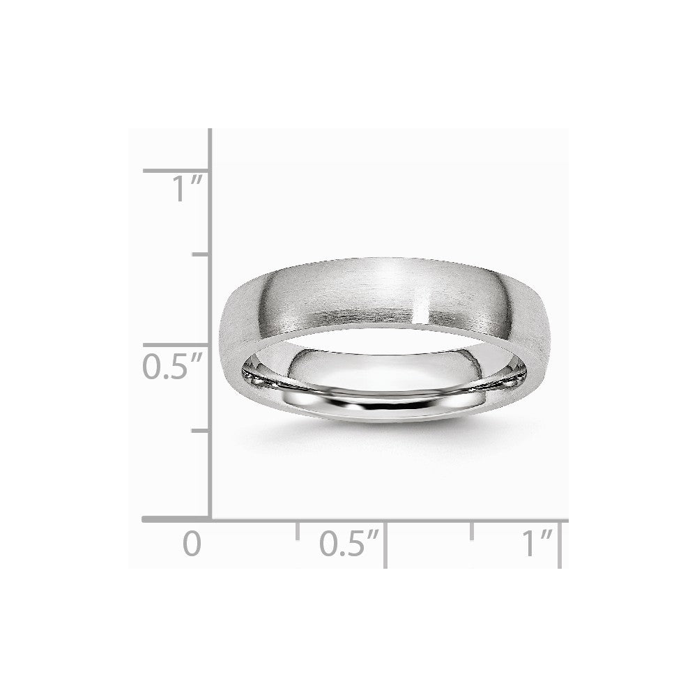 Chisel Cobalt Satin 5mm Wedding Band