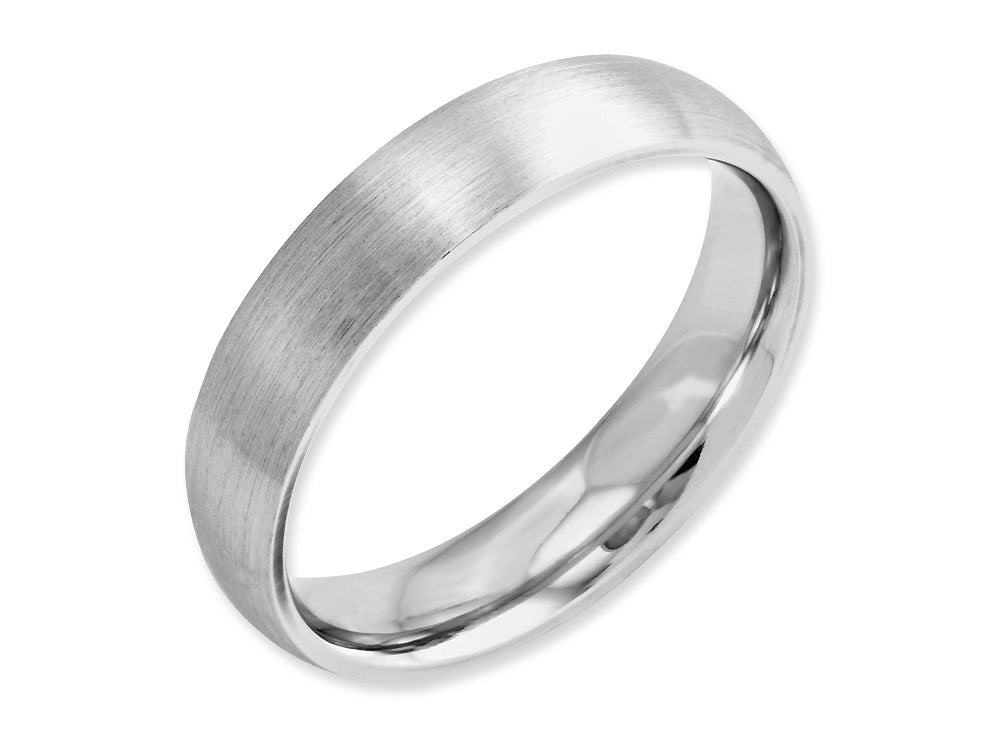 Chisel Cobalt Satin 5mm Wedding Band