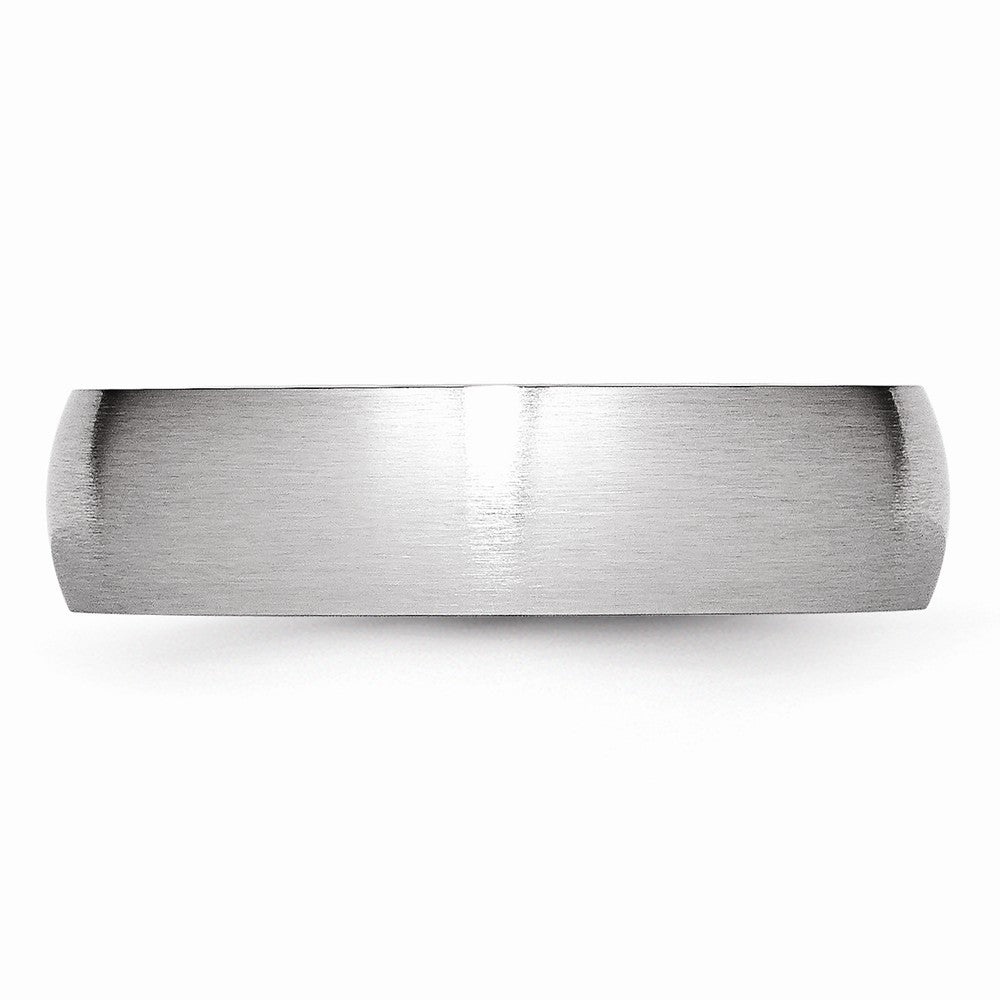 Chisel Cobalt Satin 6mm Wedding Band