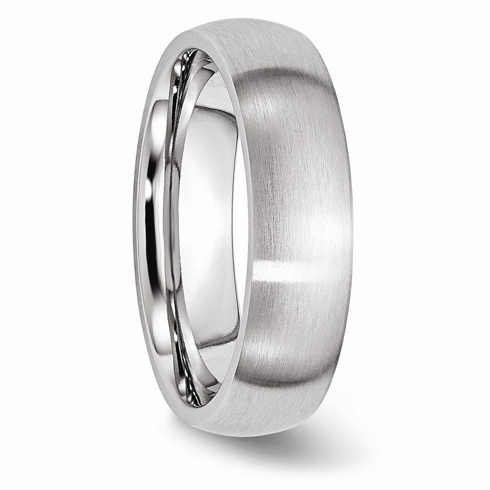 Chisel Cobalt Satin 6mm Wedding Band
