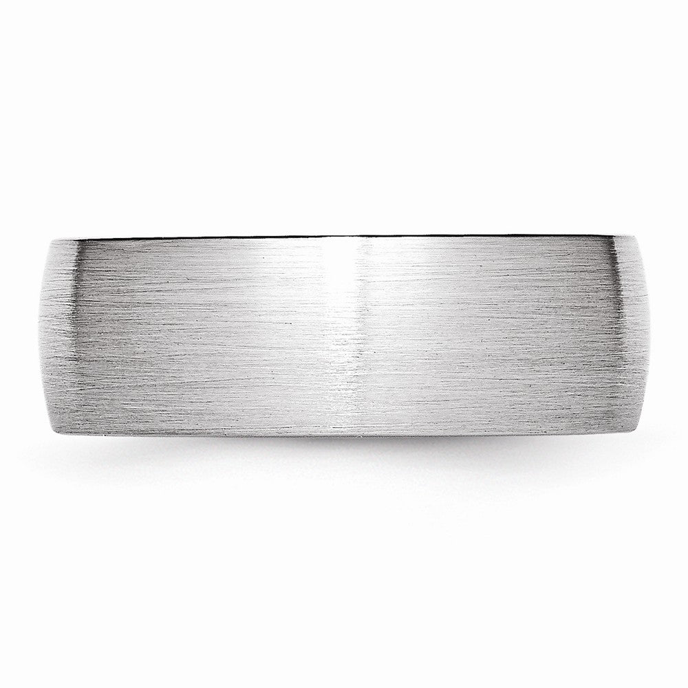 Chisel Cobalt Satin 8mm Wedding Band