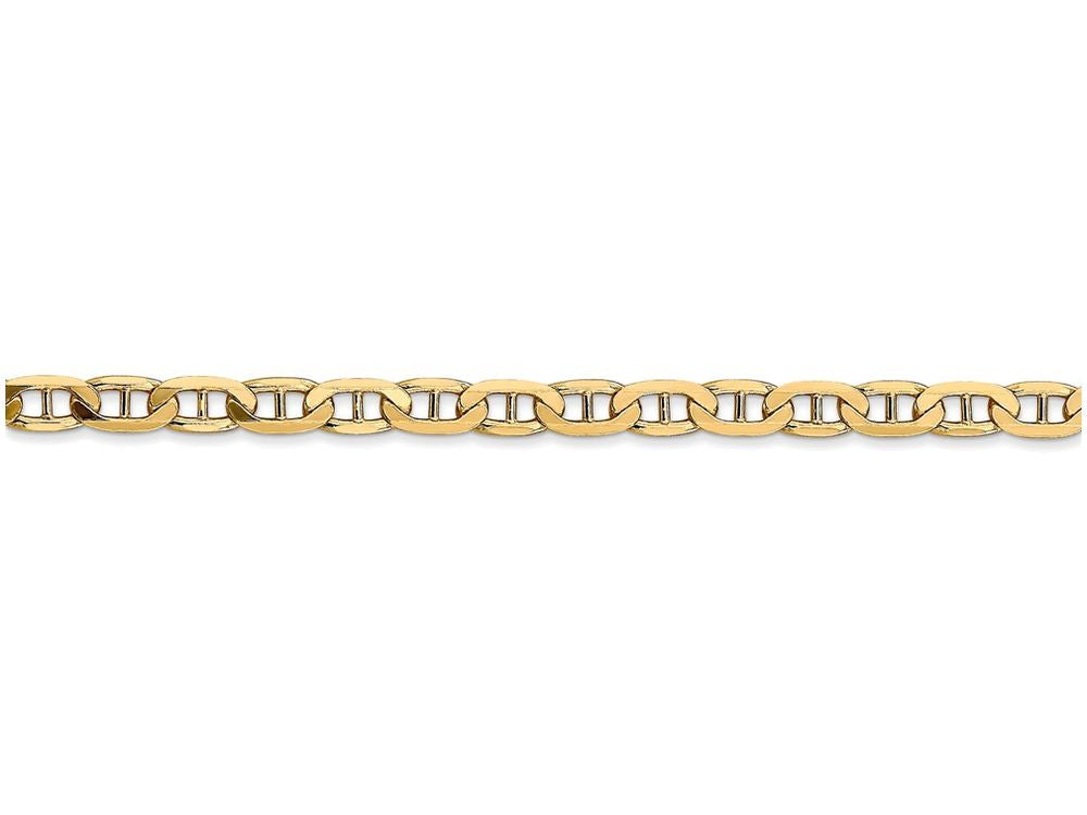 FJC Finejewelers 16 Inch 14k Yellow Gold 3.75mm Concave Anchor Chain Necklace