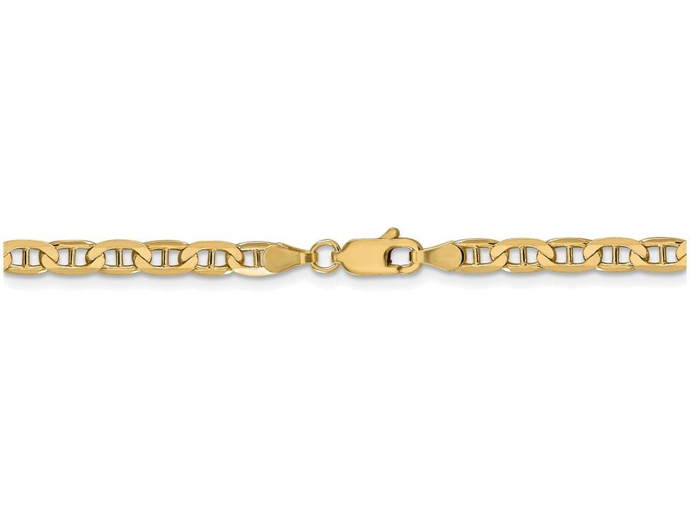 FJC Finejewelers 20 Inch 14k Yellow Gold 3.75mm Concave Anchor Chain Necklace