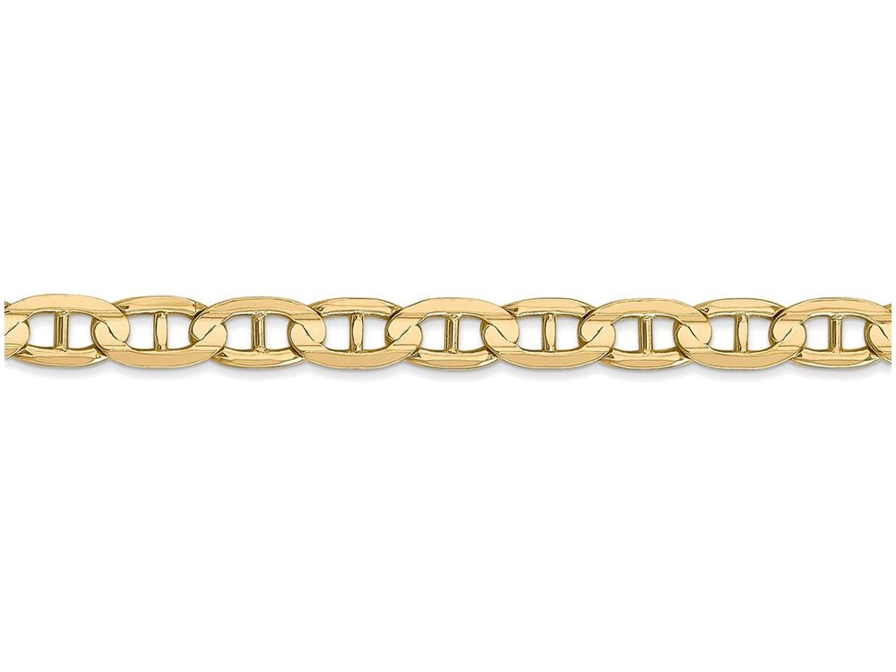 FJC Finejewelers 18 Inch 14k Yellow Gold 5.25mm Concave Anchor Chain Necklace