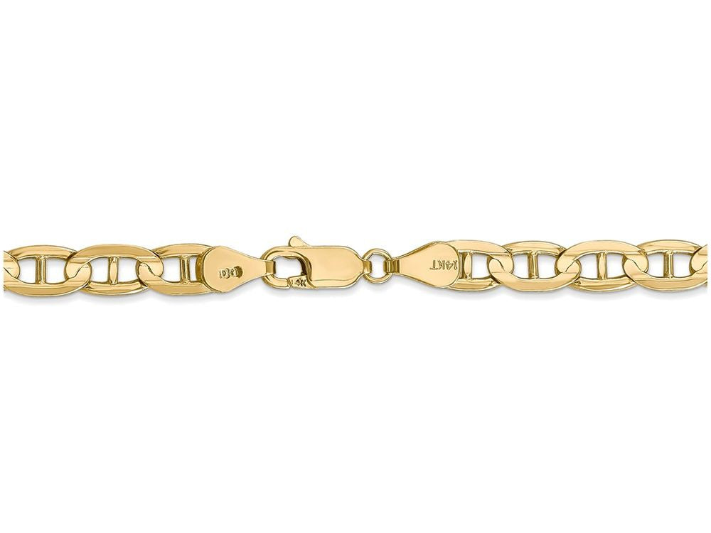 FJC Finejewelers 18 Inch 14k Yellow Gold 5.25mm Concave Anchor Chain Necklace