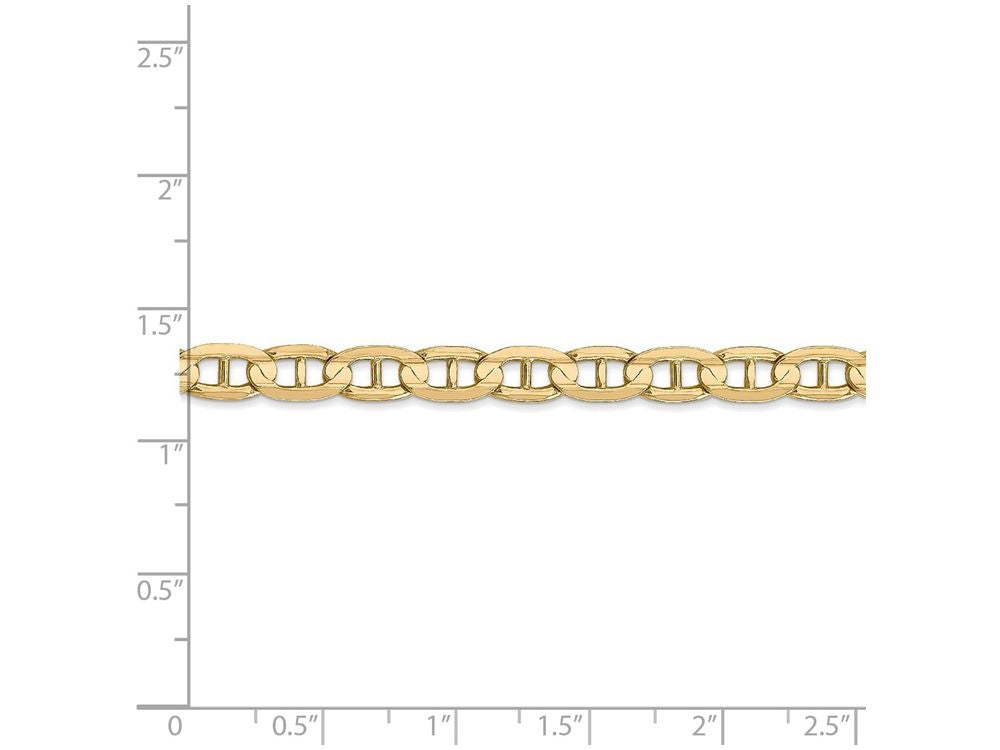 FJC Finejewelers 18 Inch 14k Yellow Gold 5.25mm Concave Anchor Chain Necklace