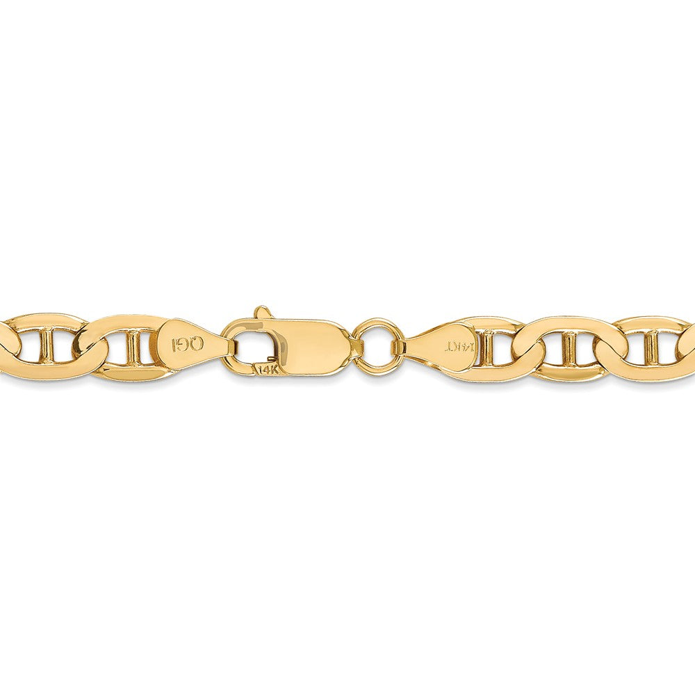 FJC Finejewelers 24 Inch 14k 6.25mm Concave Anchor Chain Necklace