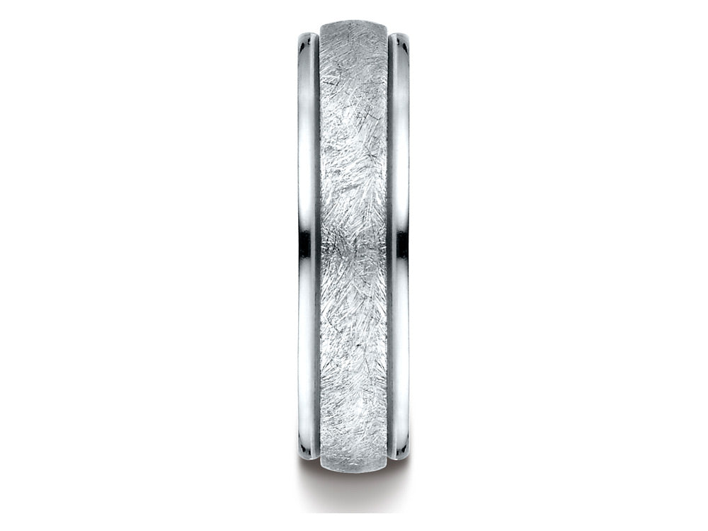 Benchmark 6mm Comfort Fit Design Wedding Band / Ring