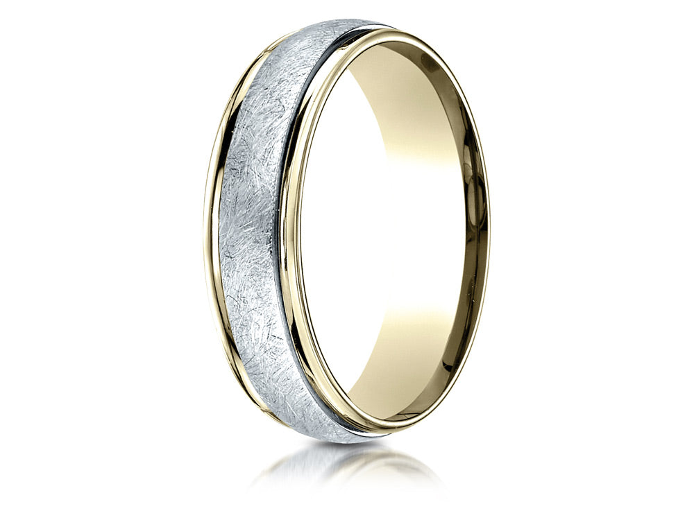Benchmark 6mm Comfort Fit Design Wedding Band / Ring