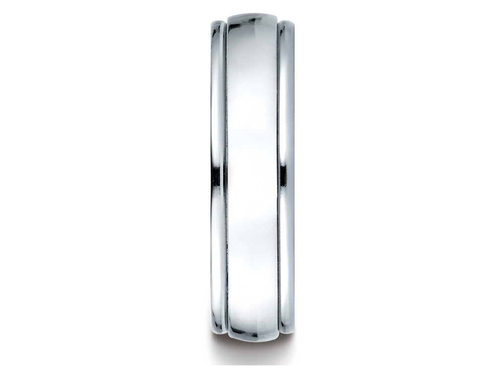 Benchmark 6mm Comfort Fit Design Wedding Band / Ring